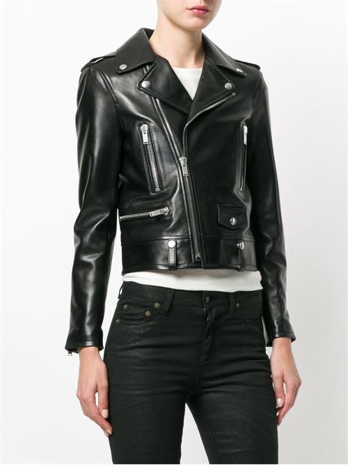 Leather jacket SAINT LAURENT | 481862Y5YA21000